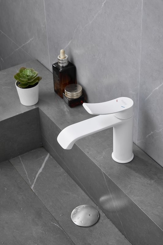 Смеситель для раковины Haiba HB10553-8 белый