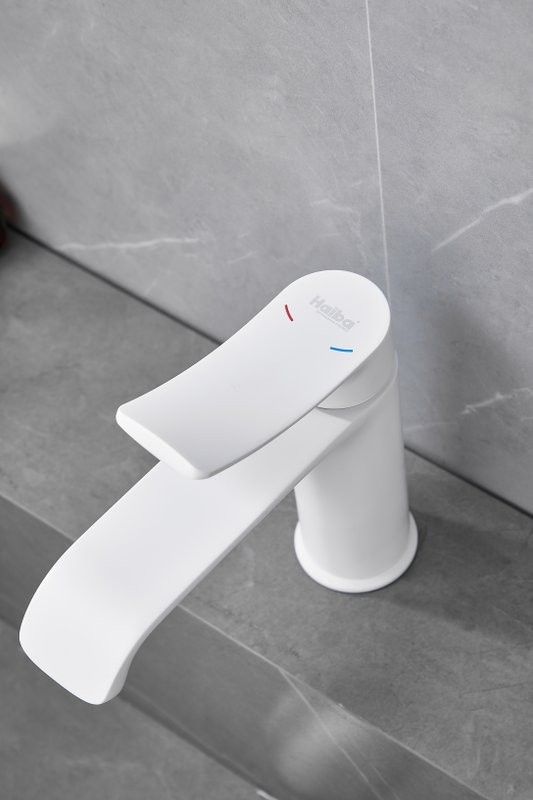 Смеситель для раковины Haiba HB10553-8 белый