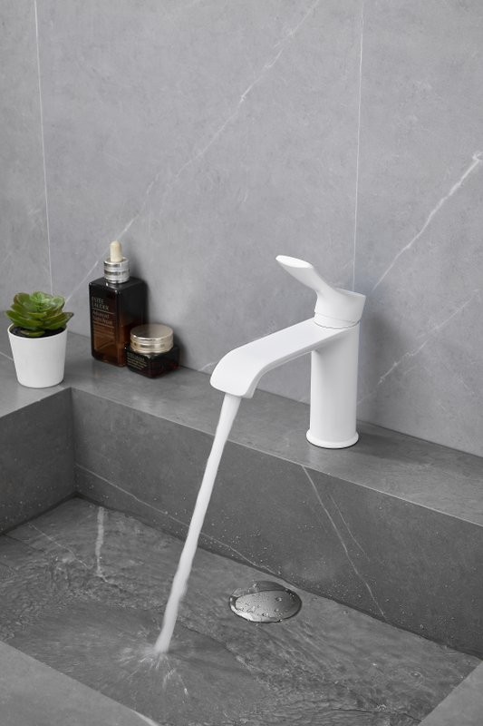 Смеситель для раковины Haiba HB10553-8 белый