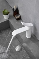 Смеситель для раковины Haiba HB10553-8 белый