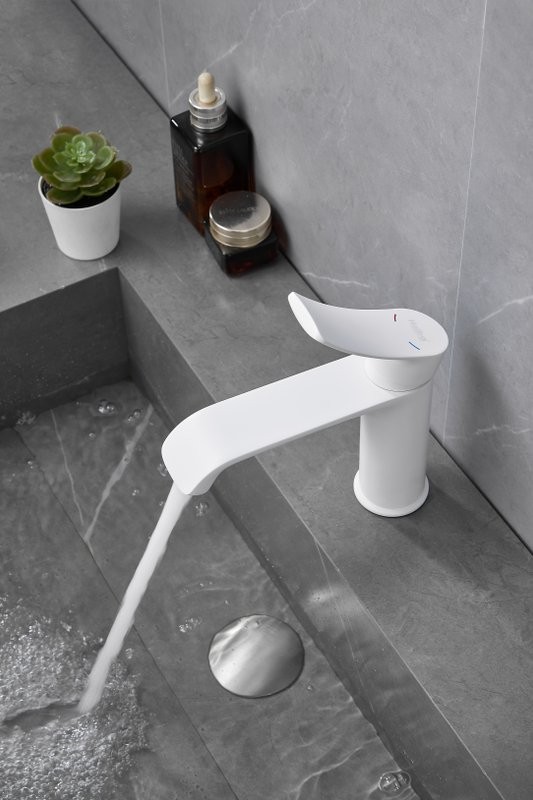 Смеситель для раковины Haiba HB10553-8 белый