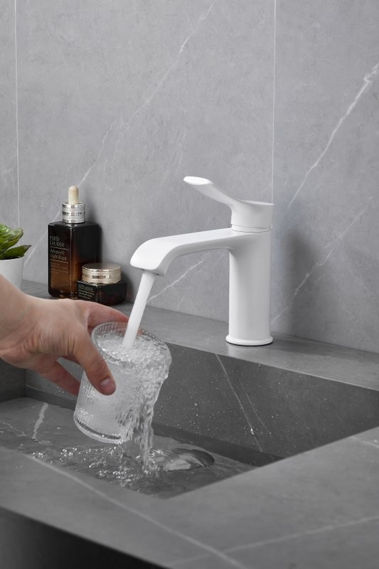 Смеситель для раковины Haiba HB10553-8 белый