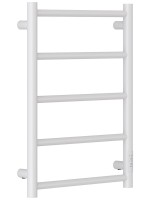 Полотенцесушитель электрический Стилье Формат 27 12528-6040 60x45 см, подключение справа, скрытое подключение справа, глянцевый белый, лесенка