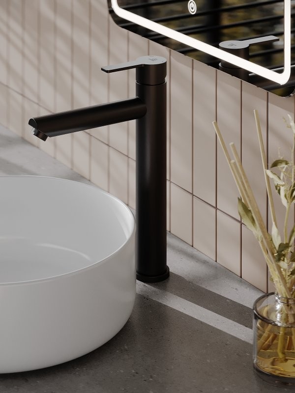 Смеситель для раковины Agger Easy A3112144 черный матовый