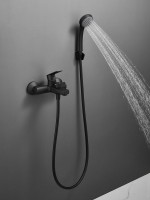 Смеситель для ванны с душем Haiba HB60719-7 черный Смеситель для ванны с душем Haiba HB60719-7 черный