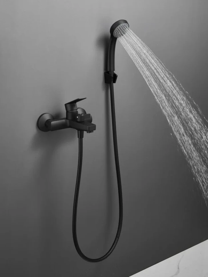 Смеситель для ванны с душем Haiba HB60719-7 черный