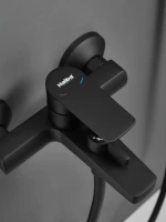 Смеситель для ванны с душем Haiba HB60719-7 черный Смеситель для ванны с душем Haiba HB60719-7 черный