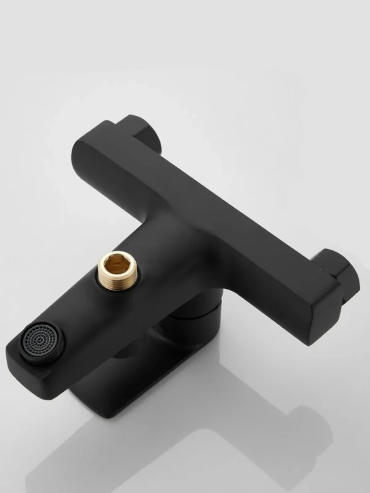 Смеситель для ванны с душем Haiba HB60719-7 черный