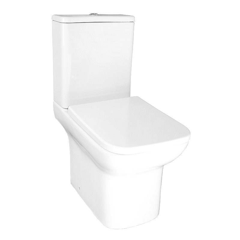 Унитаз-компакт напольный AZARIO Alba AZ-8323 глянцевый белый