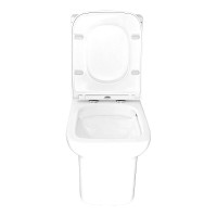 Унитаз-компакт напольный AZARIO Alba AZ-8323 глянцевый белый