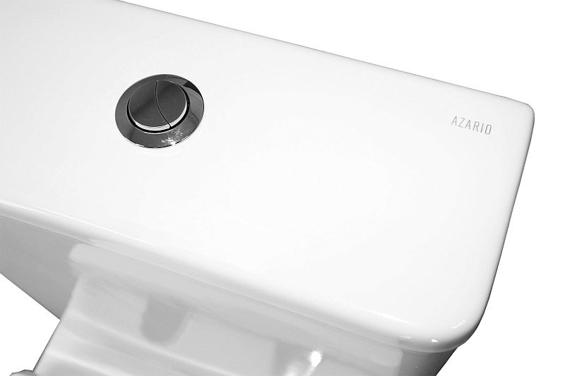 Унитаз-компакт напольный AZARIO Alba AZ-8323 глянцевый белый