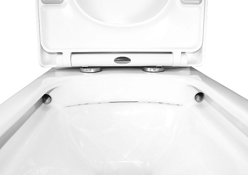 Унитаз-компакт напольный AZARIO Alba AZ-8323 глянцевый белый