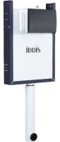 Смывной бачок скрытого монтажа IDDIS Optima Home OPH0MBCi32K кнопка смыва матовая черная