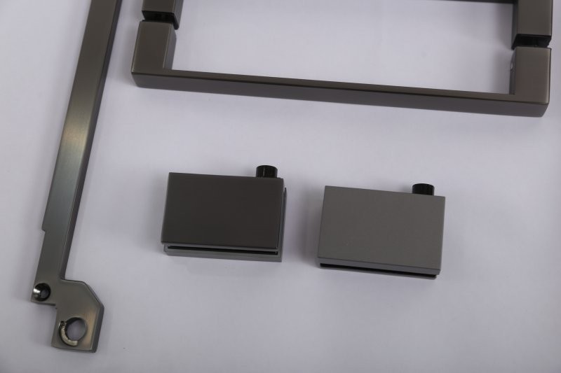 Душевой уголок Cezares Slider AH 1 90-70/80 BR GM профиль оружейная сталь, стекло бронза