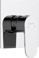 Встраиваемый смеситель для душа и ванны AQUATEK Оберон AQ1266CR С ВНУТРЕННЕЙ ЧАСТЬЮ, хром