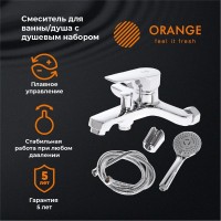 Смеситель для ванны с душем Orange Loop Loop M26-100cr