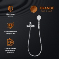 Смеситель для ванны с душем Orange Loop Loop M26-100cr