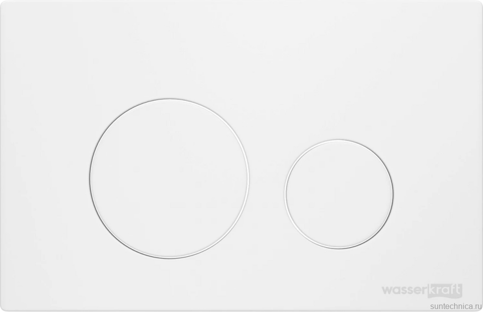 Система инсталляции для унитазов Wasserkraft Alme 15TLT.010.ME.WM02 с кнопкой смыва матовой белой