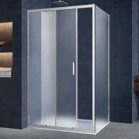 Душевой уголок Vincea Alpha VSR-3AL8011MT 110х80 см, профиль хром, стекло текстурное