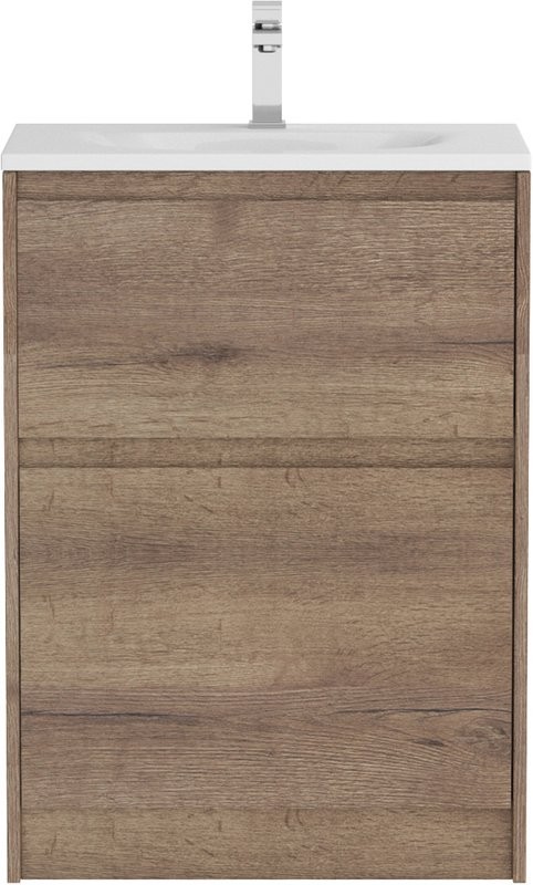 Мебель для ванной комнаты BelBagno Kraft 39 70 напольная, rovere tabacco, раковина BB-8099-3-70