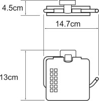 Держатель туалетной бумаги Wasserkraft Dill K-3925