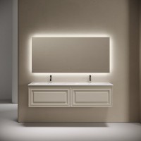 Мебель для ванной комнаты Sancos Very 160 подвесная, beige soft, раковина CN7023