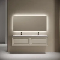 Мебель для ванной комнаты Sancos Very 160 подвесная, beige soft, раковина CN7023