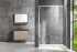 Душевая дверь в нишу Vincea Lugano VDS-1L150CL-1 150 см, профиль хром