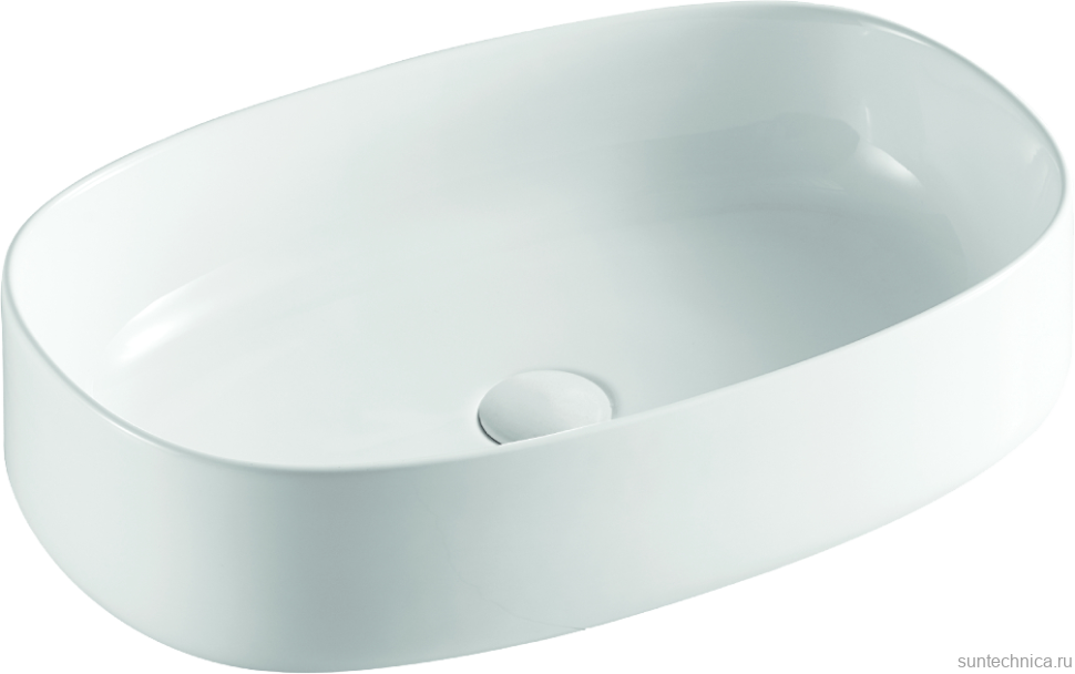 Мебель для ванной комнаты Orange Line 60 подвесная, 2 ящика, матовая черная с раковиной B07-540W