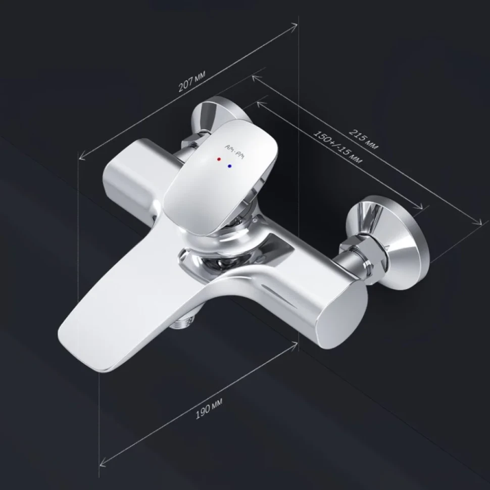 Смеситель для ванны с душем AM.PM Spirit V2.0 F70A10000