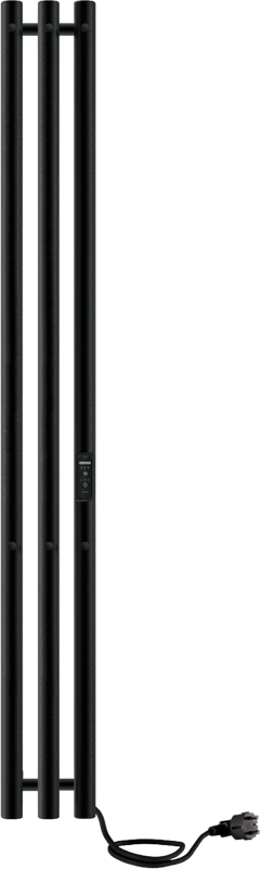 Полотенцесушитель электрический Indigo Style 3 LSE120-13BRRt черный муар