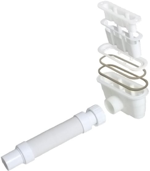 Поддон для душа Cezares TRAY-AS-R-90-30-W 90x90, с сифоном, белый