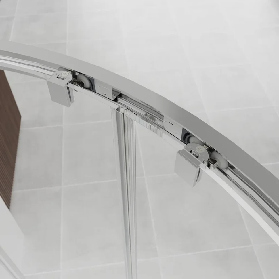 Душевой уголок Veconi Evo 200 CH 120х80 см, профиль глянцевый хром, стекло прозрачное