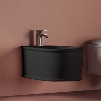 Биде подвесное ArtCeram Atelier ATB001 17 00 черный матовый