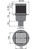 Душевой трап AlcaPlast APV32 Душевой трап AlcaPlast APV32