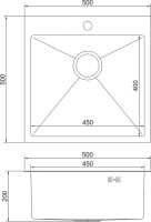 Мойка кухонная Mixline Pro 552930 сатин