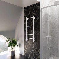 Полотенцесушитель электрический Grota Simple K RAL9016 EL 43х100, матовый белый