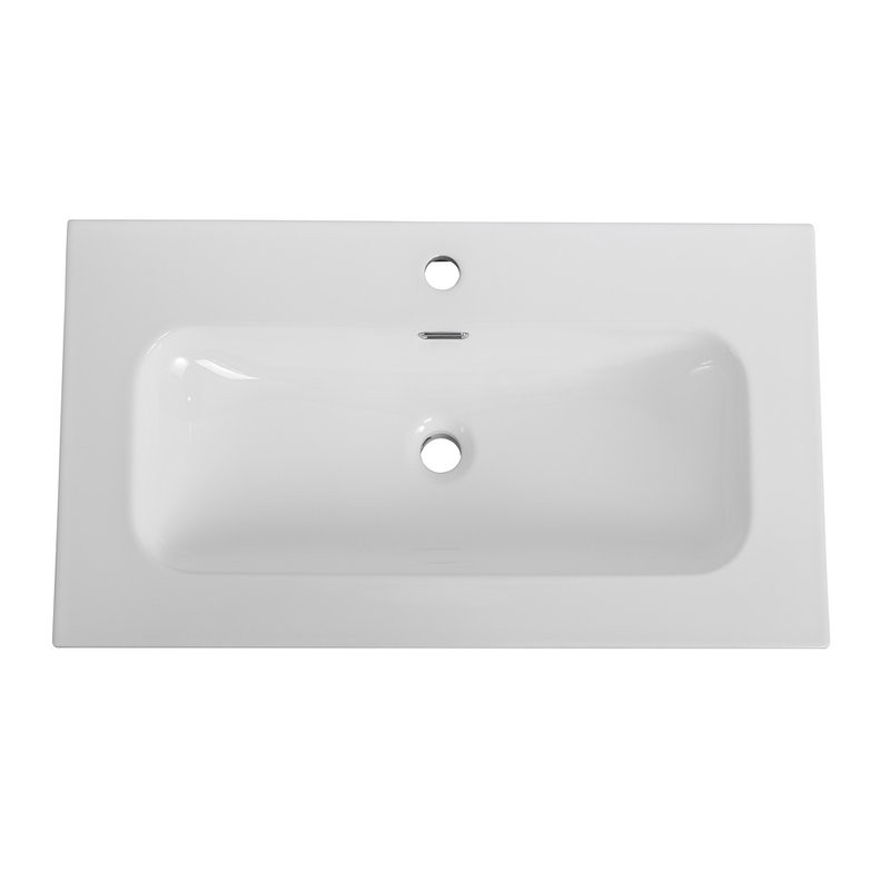 Мебель для ванной комнаты Cezares Duet 80 bianco lucido, раковина Cezares CZR-8073-80