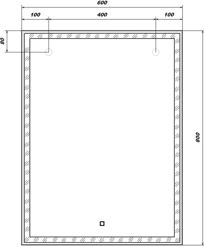 Мебель для ванной комнаты SanStar Lanciano 60 напольная, белая, раковина Миранда 60