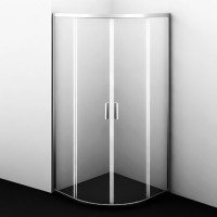 Душевой уголок Wasserkraft Lippe 45S01 + Поддон для душа Wasserkraft Isen