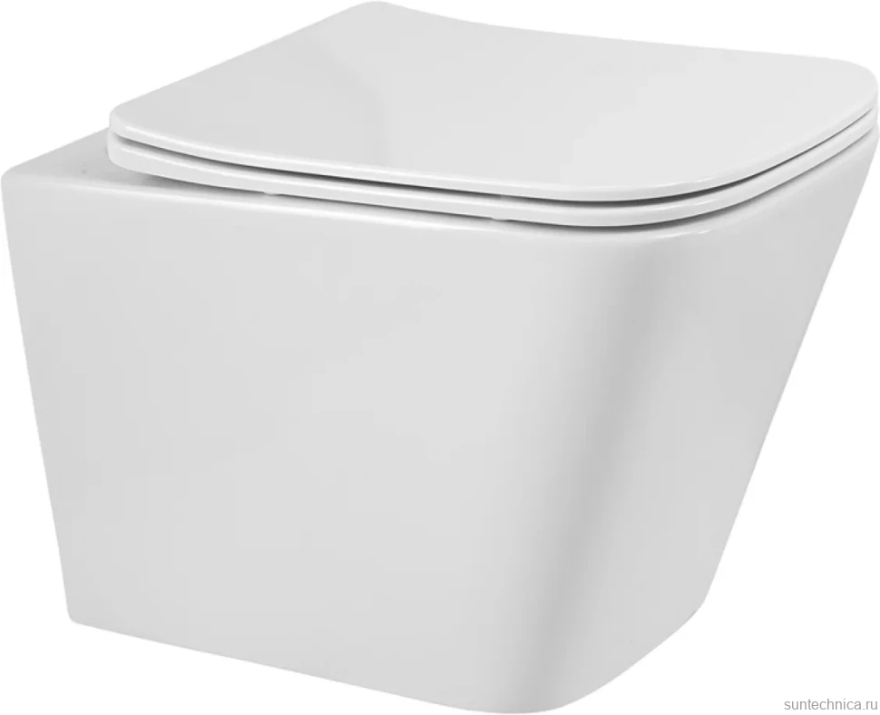 Унитаз подвесной BelBagno Ardente-R BB520CH-TOR безободковый, крышка BB052SC с микролифтом
