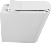 Унитаз подвесной BelBagno Ardente-R BB520CH-TOR безободковый, крышка BB052SC с микролифтом