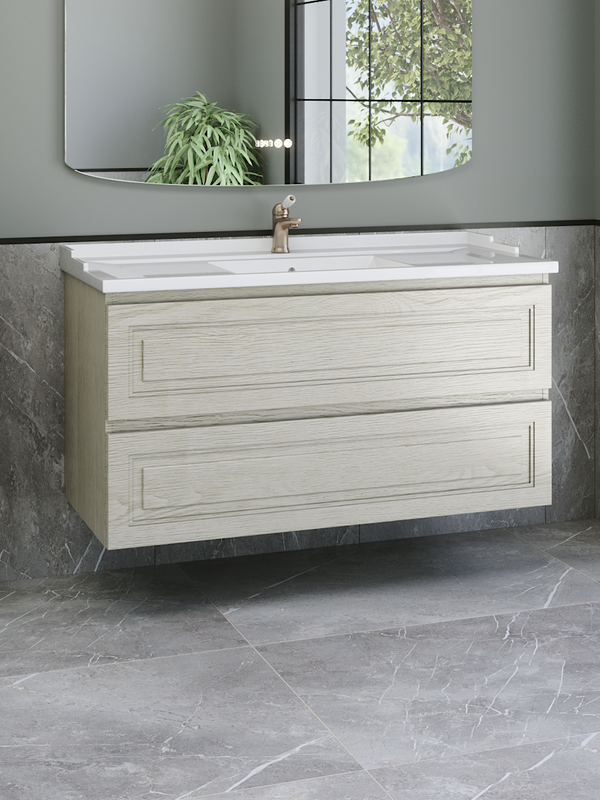 Тумба с раковиной Caprigo Wales 120 беленый дуб