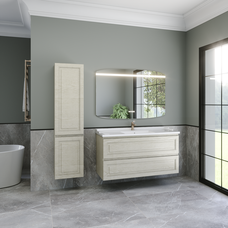 Тумба с раковиной Caprigo Wales 120 беленый дуб