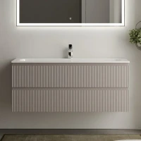 Тумба с раковиной Sancos Snob R 120 см, doha soft, раковина CN7017