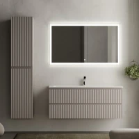 Тумба с раковиной Sancos Snob R 120 см, doha soft, раковина CN7017