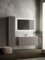 Тумба с раковиной Sancos Snob R 120 см, doha soft, раковина CN7017