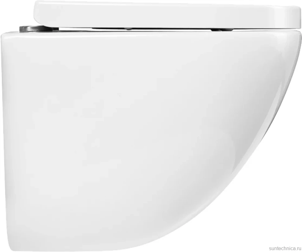 Унитаз подвесной BelBagno Amanda BB051CHR безободковый, крышка BB105SC с микролифтом