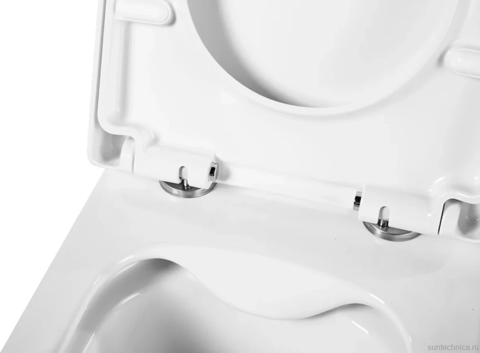 Унитаз подвесной BelBagno Amanda BB051CHR безободковый, крышка BB105SC с микролифтом