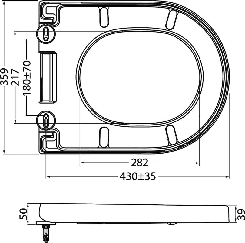 Унитаз подвесной BelBagno Amanda BB051CHR безободковый, крышка BB105SC с микролифтом